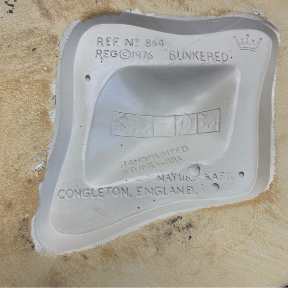 ''Bunkered'' - 1976 Congleton English Golfing Statue - Picture 10 of 10